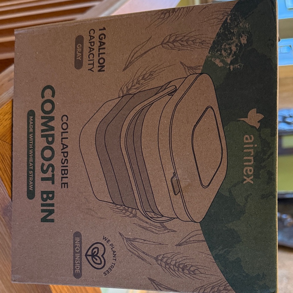 Collapsible Compost Bin - Gray